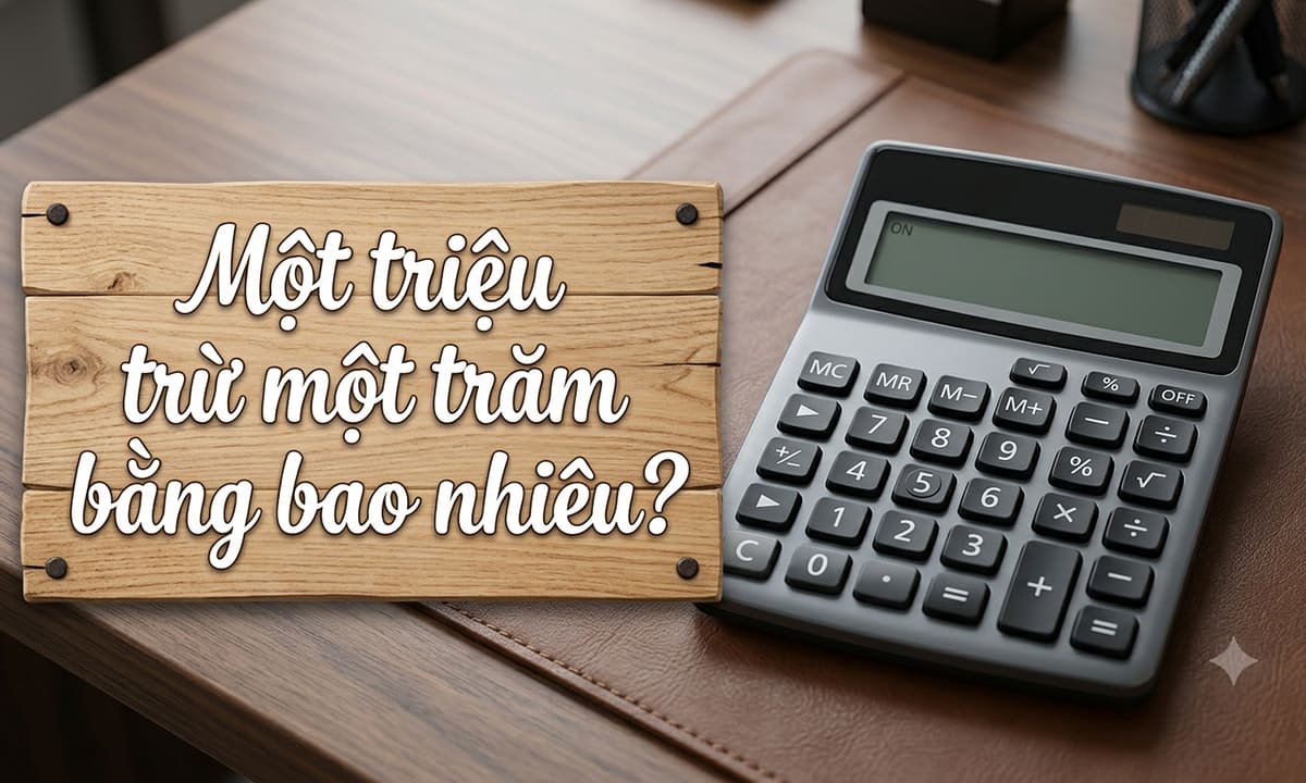 Bài toán trừ khiến nhiều người tính sai, còn bạn?